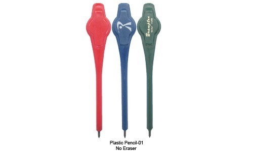 Plastic Golf Pencil no Eraser