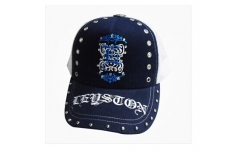 cotton + mesh rhinestone mesh caps